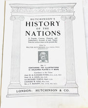 Load image into Gallery viewer, Hutchinson&#39;s History of the Nations by Walter Hutchinson