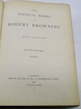 Load image into Gallery viewer, The Poetical Works of Robert Browning