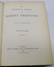 Load image into Gallery viewer, The Poetical Works of Robert Browning